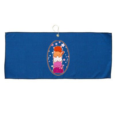 Stack-O-Cats Large Microfiber Waffle Golf Towel
