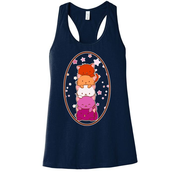 Stack-O-Cats Women's Racerback Tank