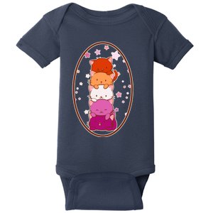 Stack-O-Cats Baby Bodysuit