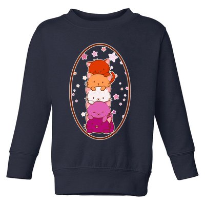Stack-O-Cats Toddler Sweatshirt