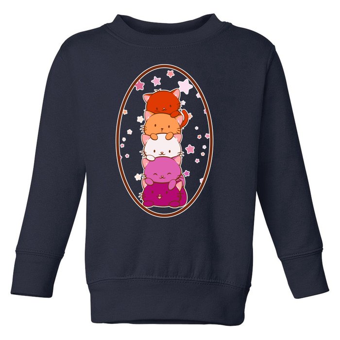 Stack-O-Cats Toddler Sweatshirt