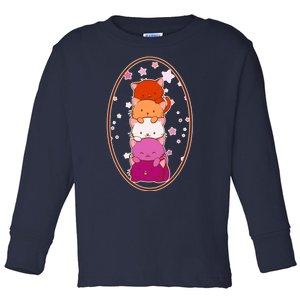 Stack-O-Cats Toddler Long Sleeve Shirt