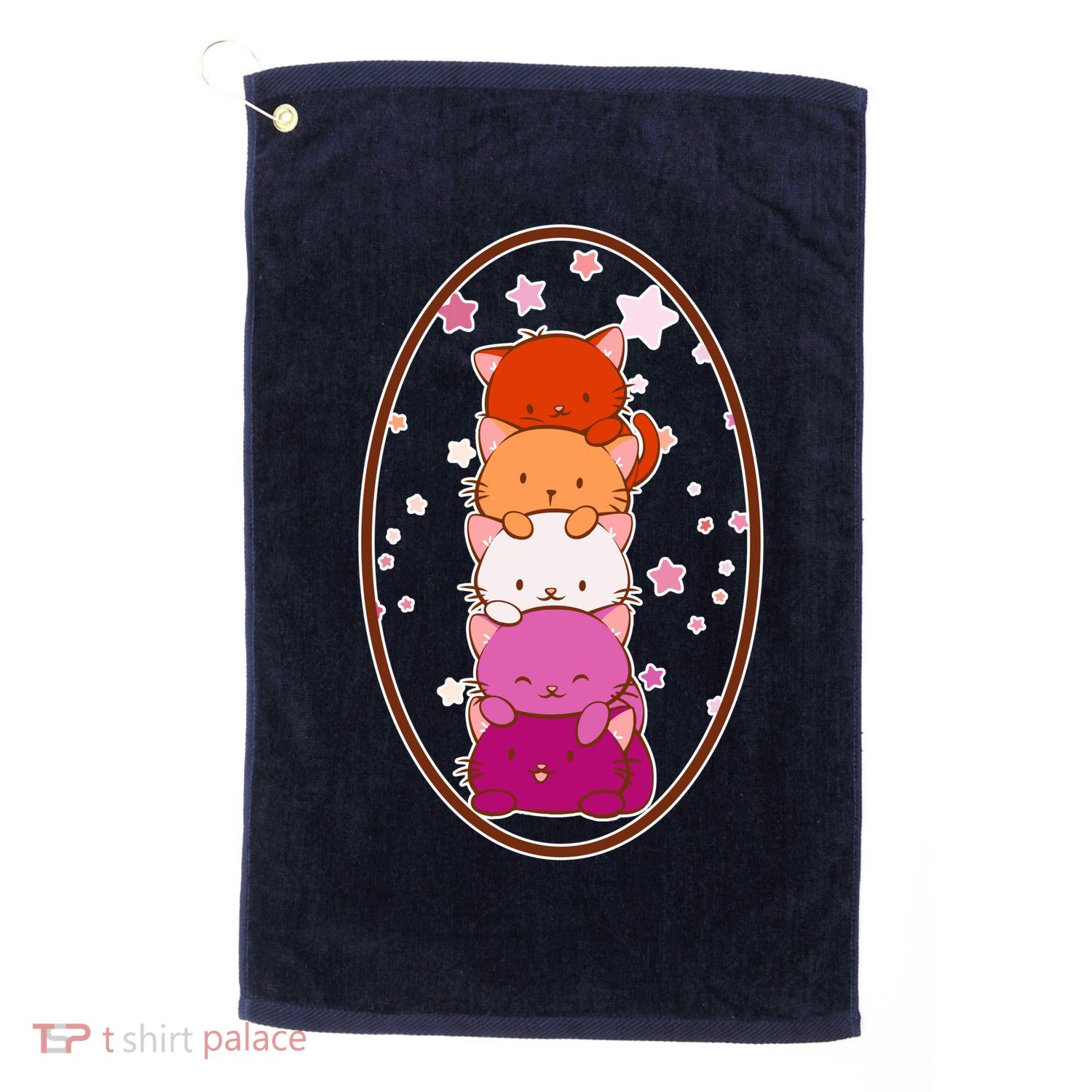 Stack-O-Cats Golf Towel