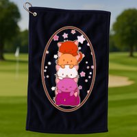 Stack-O-Cats Golf Towel