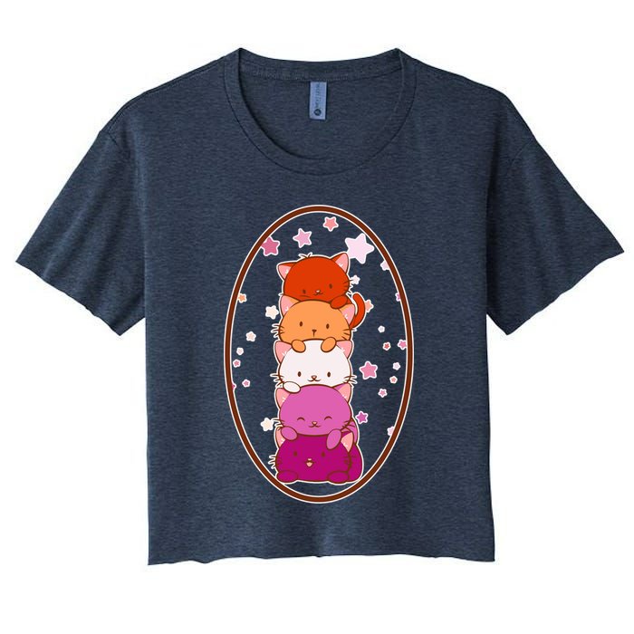 Stack-O-Cats Crop Top