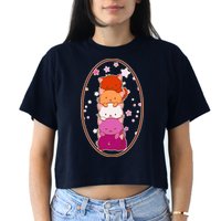 Stack-O-Cats Crop Top