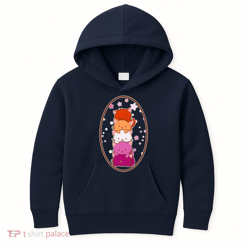 Stack-O-Cats Kids Hoodie