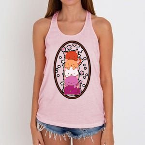 Stack-O-Cats Women's Knotted Racerback Tank