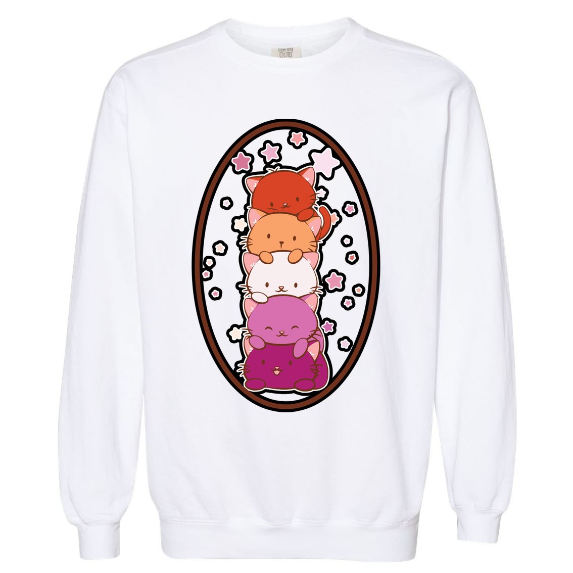 Stack-O-Cats Garment-Dyed Sweatshirt