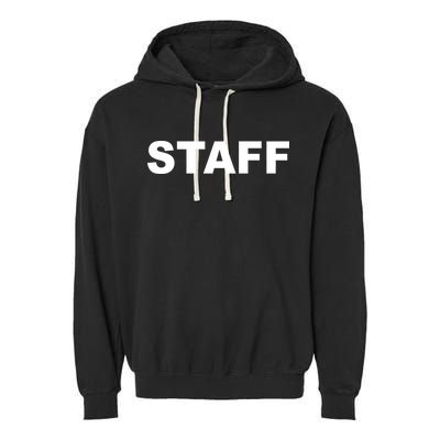 STAFF Employee Garment-Dyed Fleece Hoodie