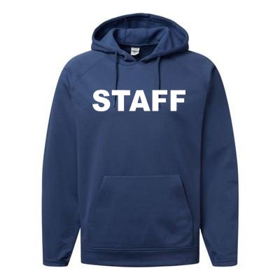 STAFF Employee Performance Fleece Hoodie