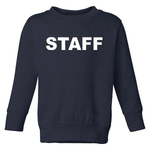 STAFF Employee Toddler Sweatshirt