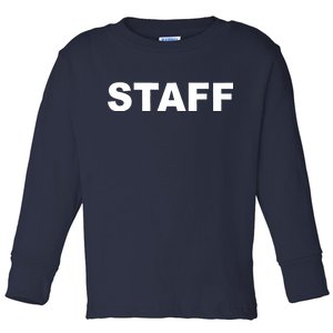 STAFF Employee Toddler Long Sleeve Shirt