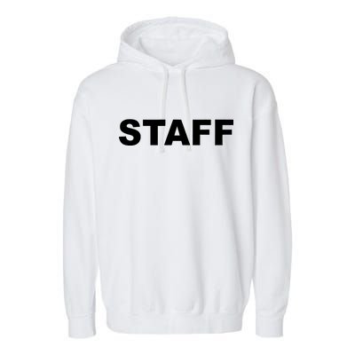 STAFF Employee Garment-Dyed Fleece Hoodie