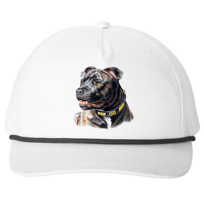 Stafford Bull Terrier Snapback Five-Panel Rope Hat