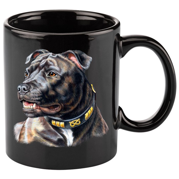 Stafford Bull Terrier 11oz C Handle Ceramic Mug