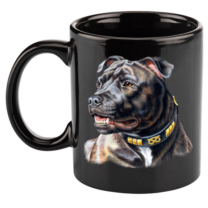 Stafford Bull Terrier 11oz C Handle Ceramic Mug