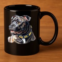Stafford Bull Terrier 11oz C Handle Ceramic Mug