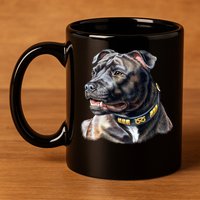 Stafford Bull Terrier 11oz C Handle Ceramic Mug