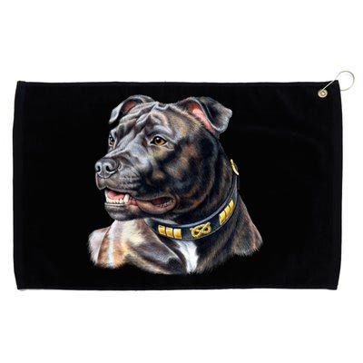 Stafford Bull Terrier Grommeted Golf Towel