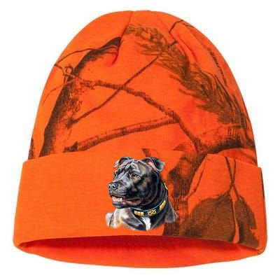 Stafford Bull Terrier Kati Licensed 12" Camo Beanie