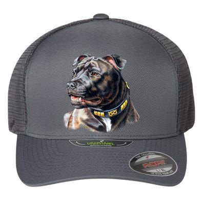 Stafford Bull Terrier Flexfit Unipanel Trucker Cap