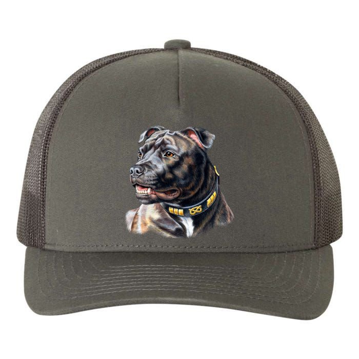 Stafford Bull Terrier Yupoong Adult 5-Panel Trucker Hat