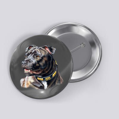 Stafford Bull Terrier Button