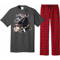 Stafford Bull Terrier Pajama Set