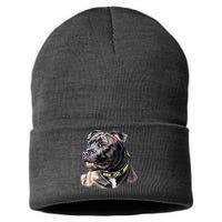 Stafford Bull Terrier Sustainable Knit Beanie