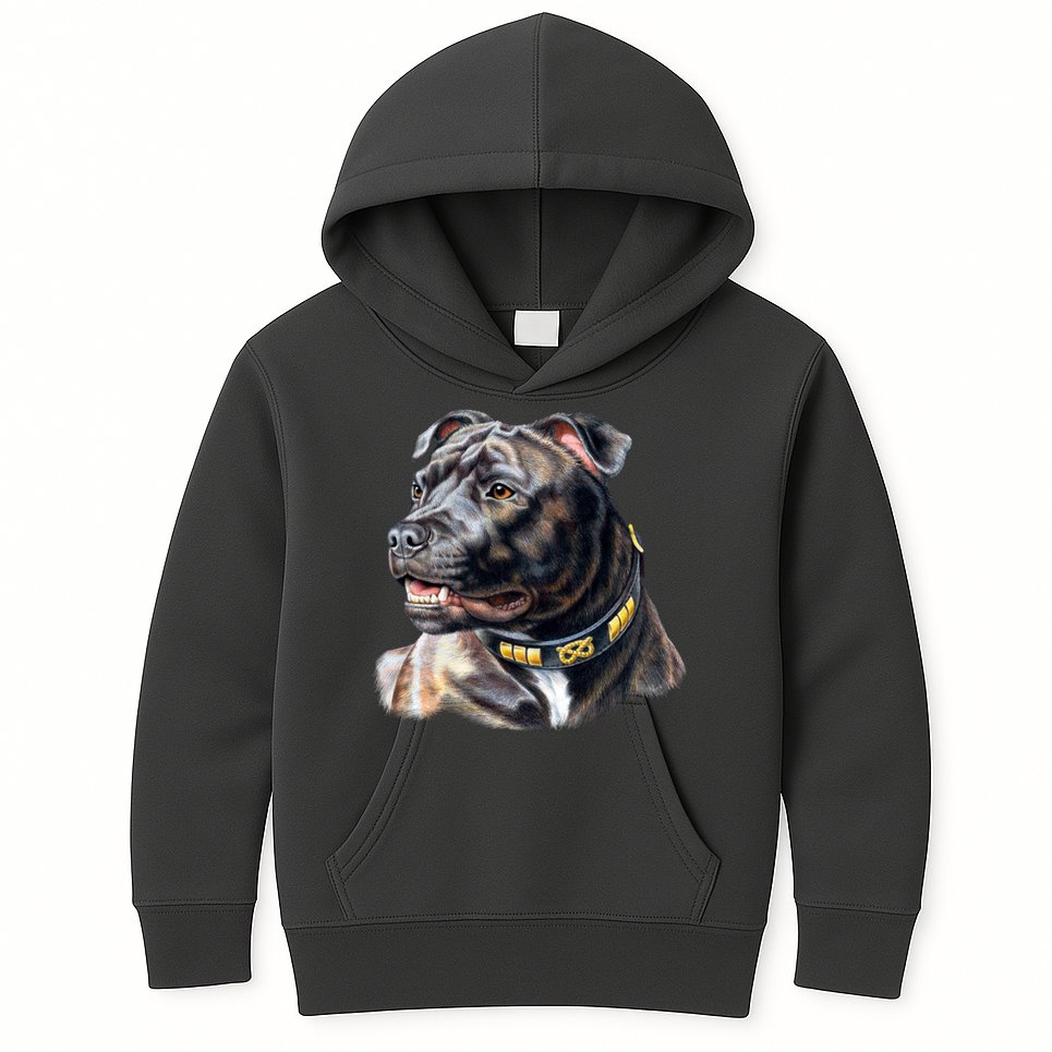 Stafford Bull Terrier Kids Hoodie