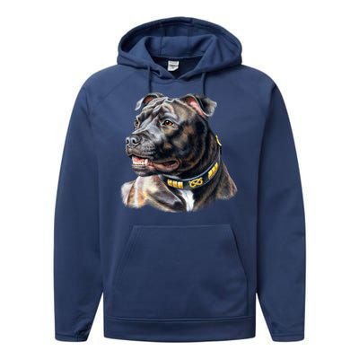 Stafford Bull Terrier Performance Fleece Hoodie