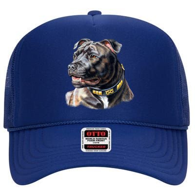 Stafford Bull Terrier High Crown Mesh Back Trucker Hat