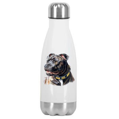 Stafford Bull Terrier Stainless Steel Insulated Water Bottle