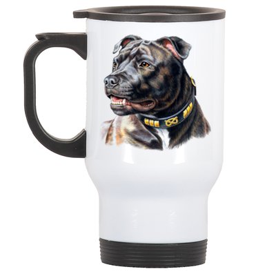 Stafford Bull Terrier Stainless Steel Travel Mug