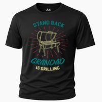Stand Back Grandad Is Grilling Cooling Performance Crew T-Shirt