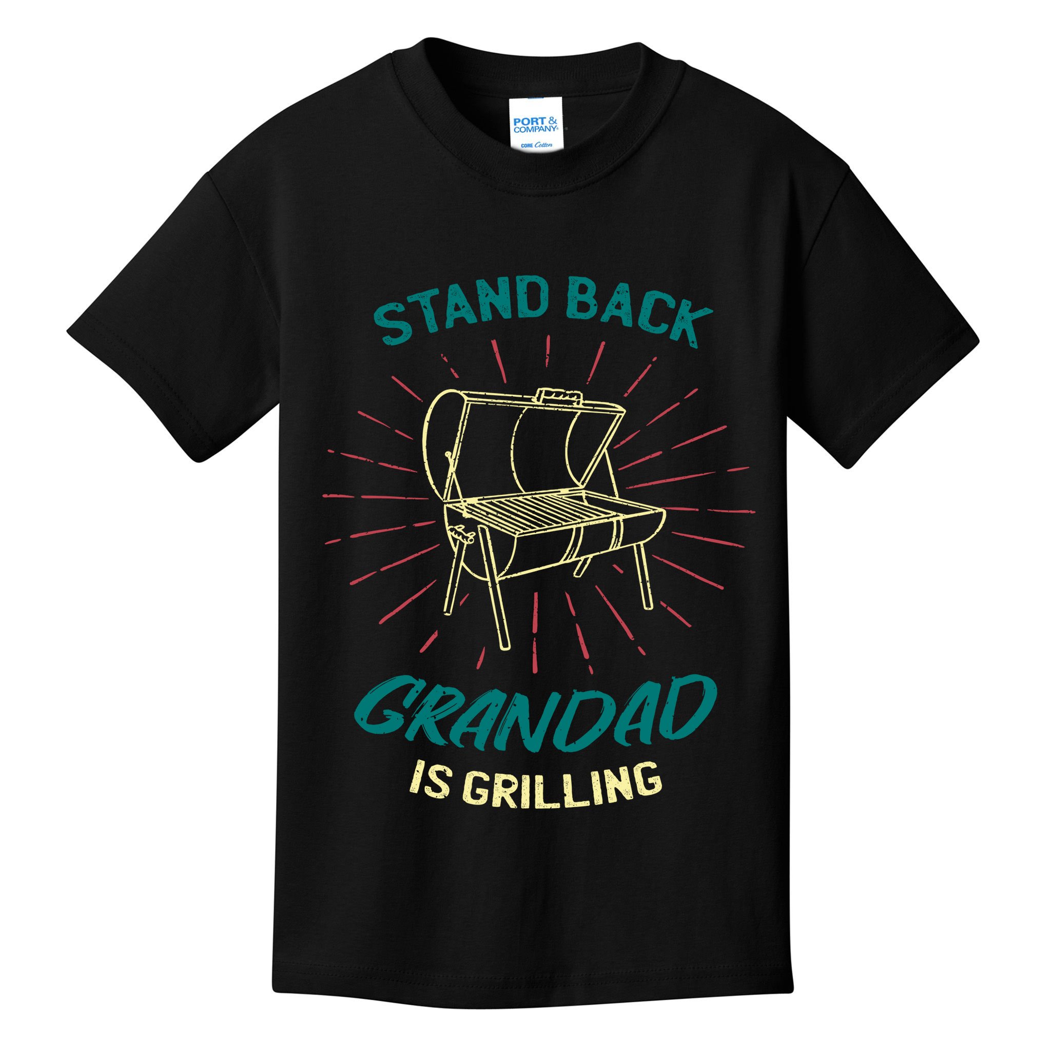 Stand Back Grandad Is Grilling Kids T-Shirt
