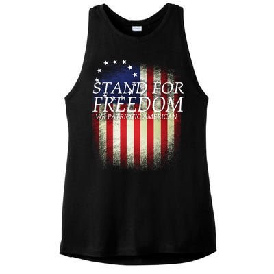 Stand For Freedom Ladies PosiCharge Tri-Blend Wicking Tank