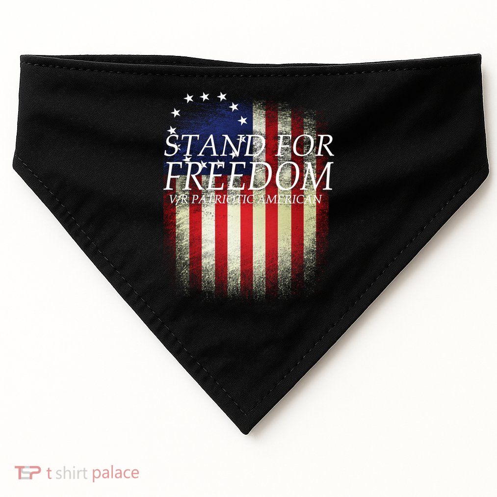 Stand For Freedom USA-Made Doggie Bandana