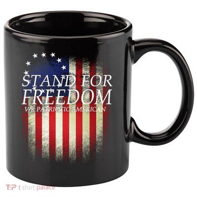 Stand For Freedom 11oz C Handle Ceramic Mug