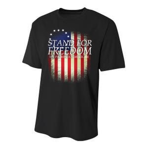 Stand For Freedom Youth Performance Sprint T-Shirt