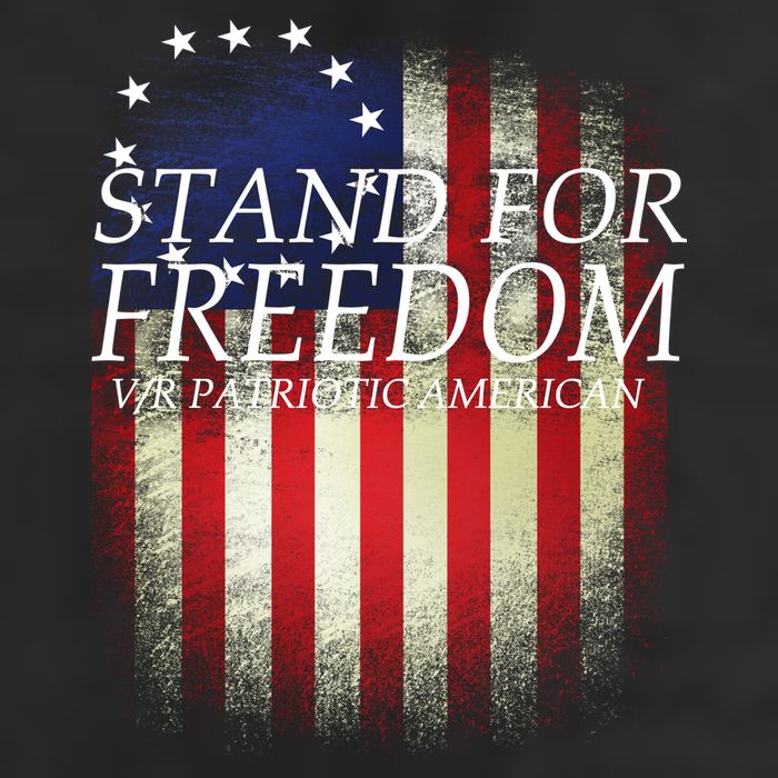 Stand For Freedom Golf Towel