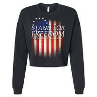 Stand For Freedom Cropped Pullover Crew