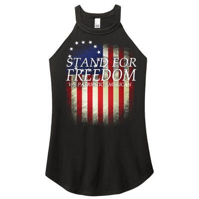 Stand For Freedom Women's Perfect Tri Rocker Tank