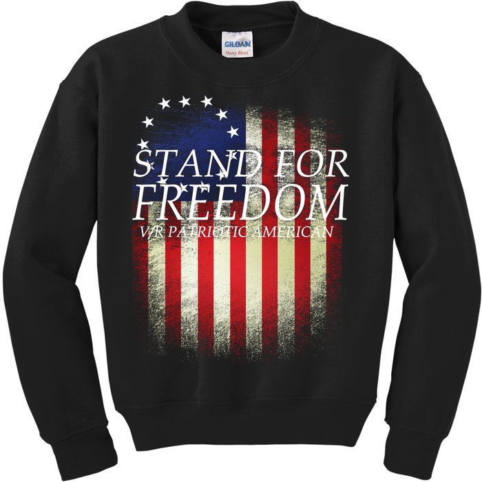 Stand For Freedom Kids Sweatshirt