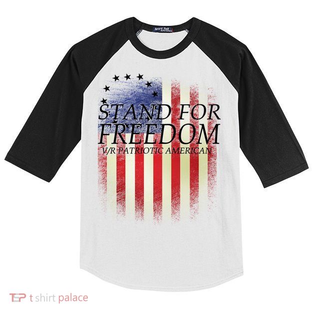 Stand For Freedom Kids Colorblock Raglan Jersey