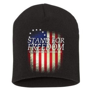 Stand For Freedom Short Acrylic Beanie