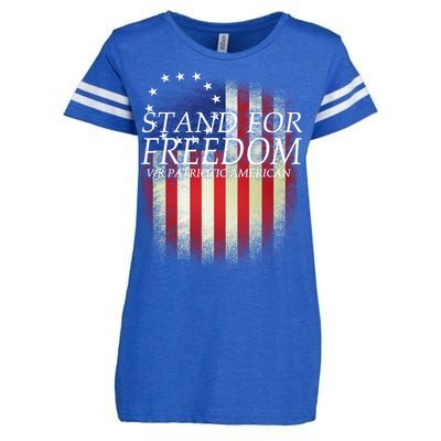 Stand For Freedom Enza Ladies Jersey Football T-Shirt