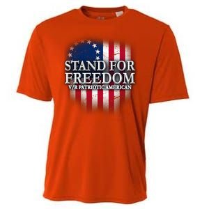 Stand For Freedom V/R Patriotic American Cooling Performance Crew T-Shirt