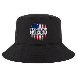 Stand For Freedom V/R Patriotic American Cool Comfort Performance Bucket Hat